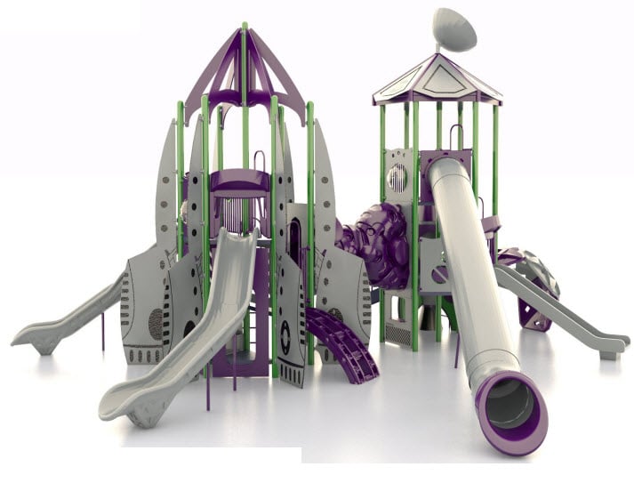 rocket ship play set